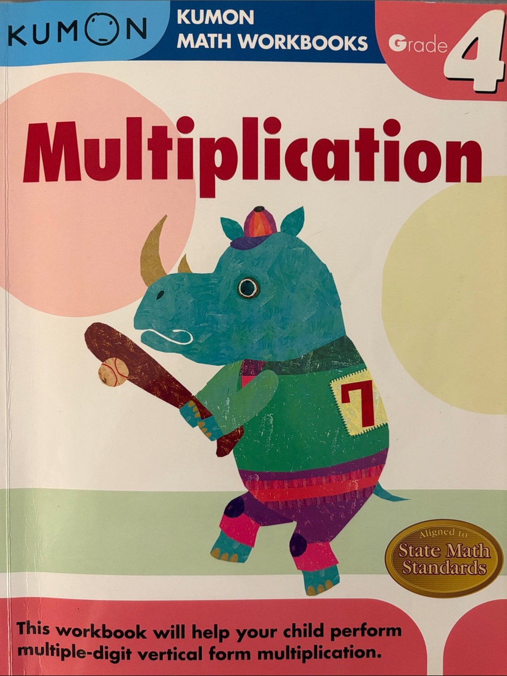Kumon | Multiplication Workbook Grade 4